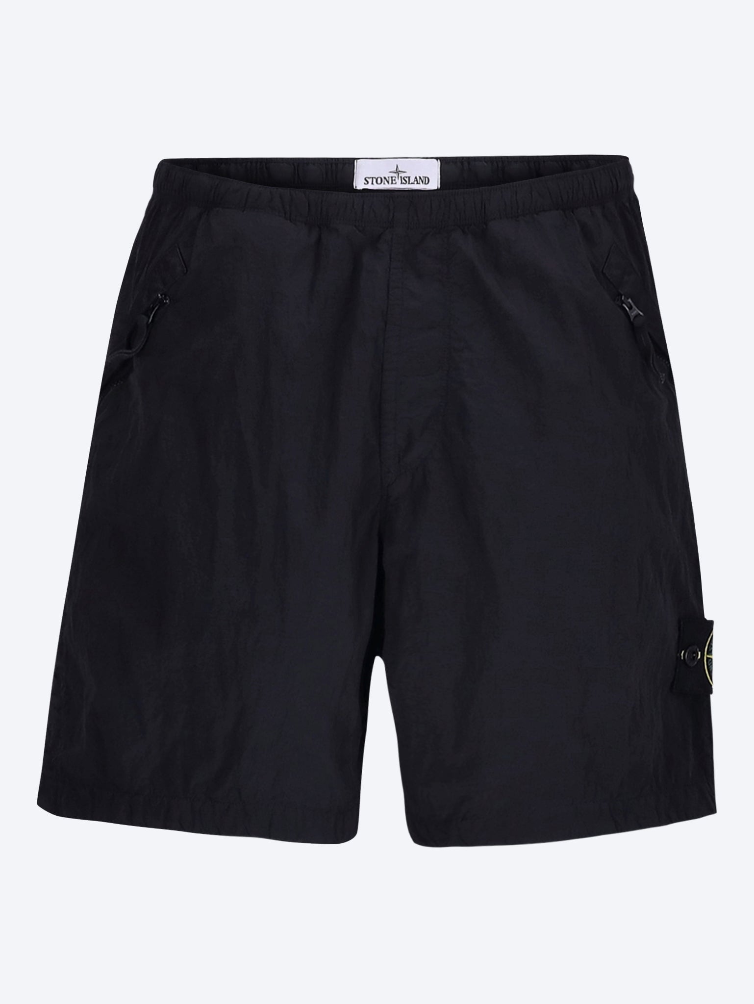 Regenerated Nylon Garment Dyed Shorts Stone island – Гарантія оригінальності – боковий вид