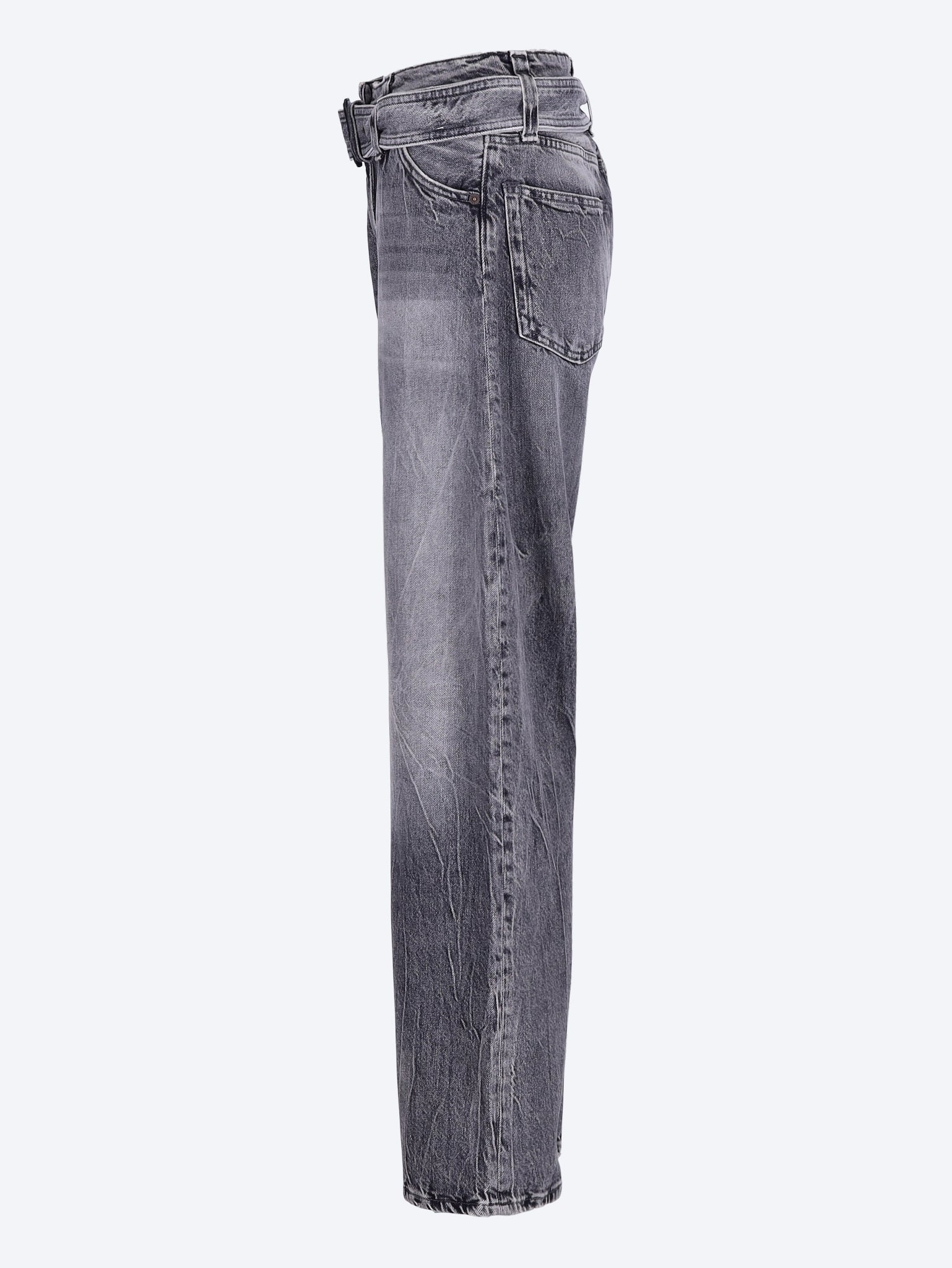 Relaxed Fit Belted Jeans Acne studios – Гарантія оригінальності – вид ззаду