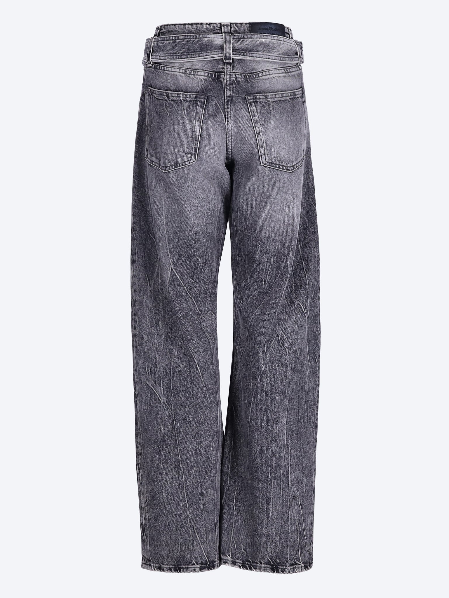 Relaxed Fit Belted Jeans Acne studios – Гарантія оригінальності – детальний вид