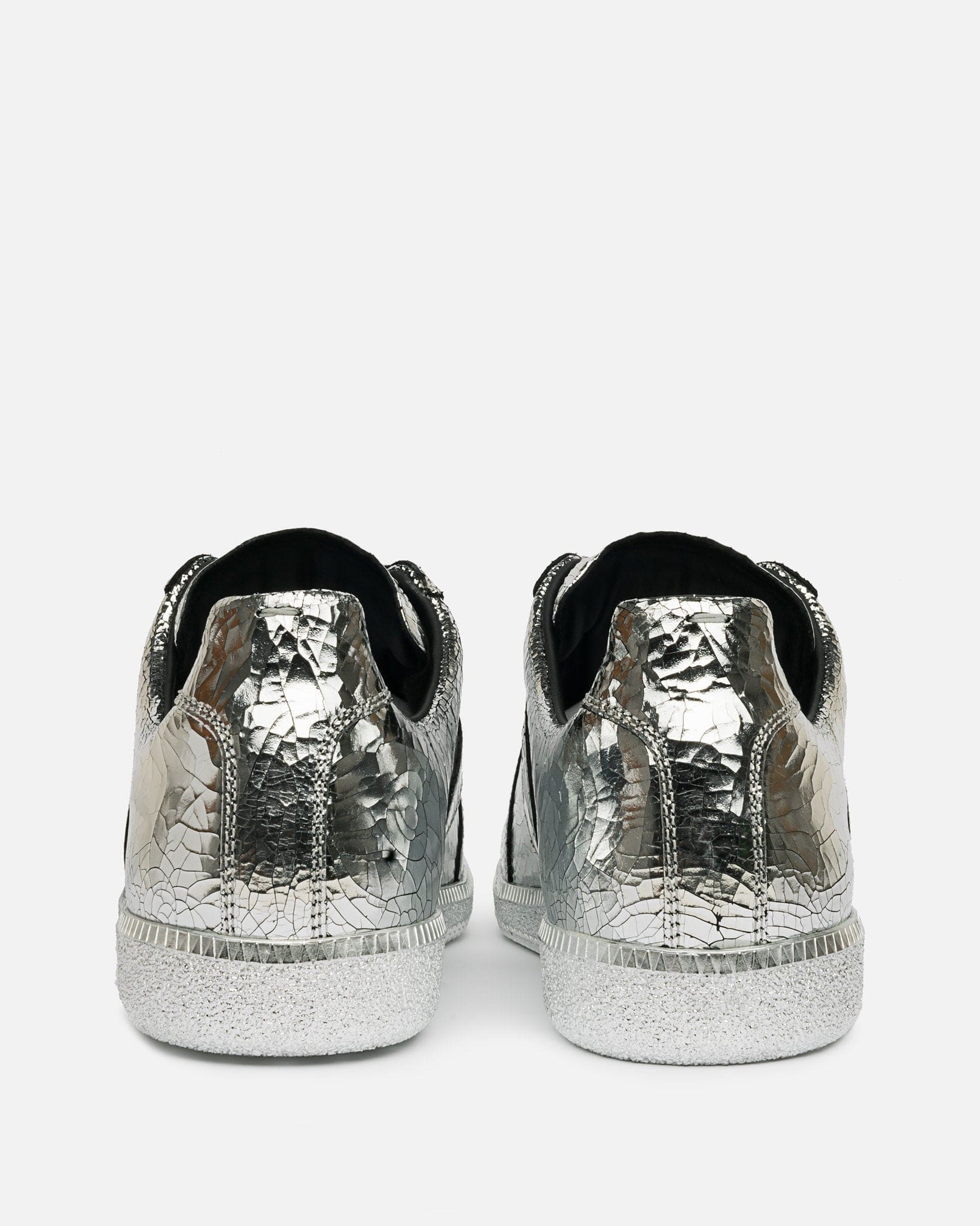 Оригінальна Replica Mirror Sneakers In Silver Maison margiela – збільшений вид