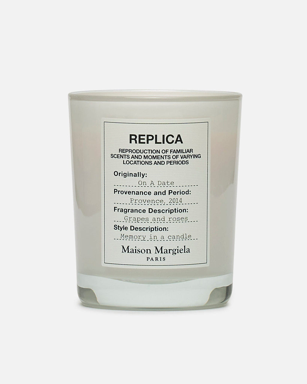 Replica On A Date Candle Maison margiela – Гарантія оригінальності – боковий вид