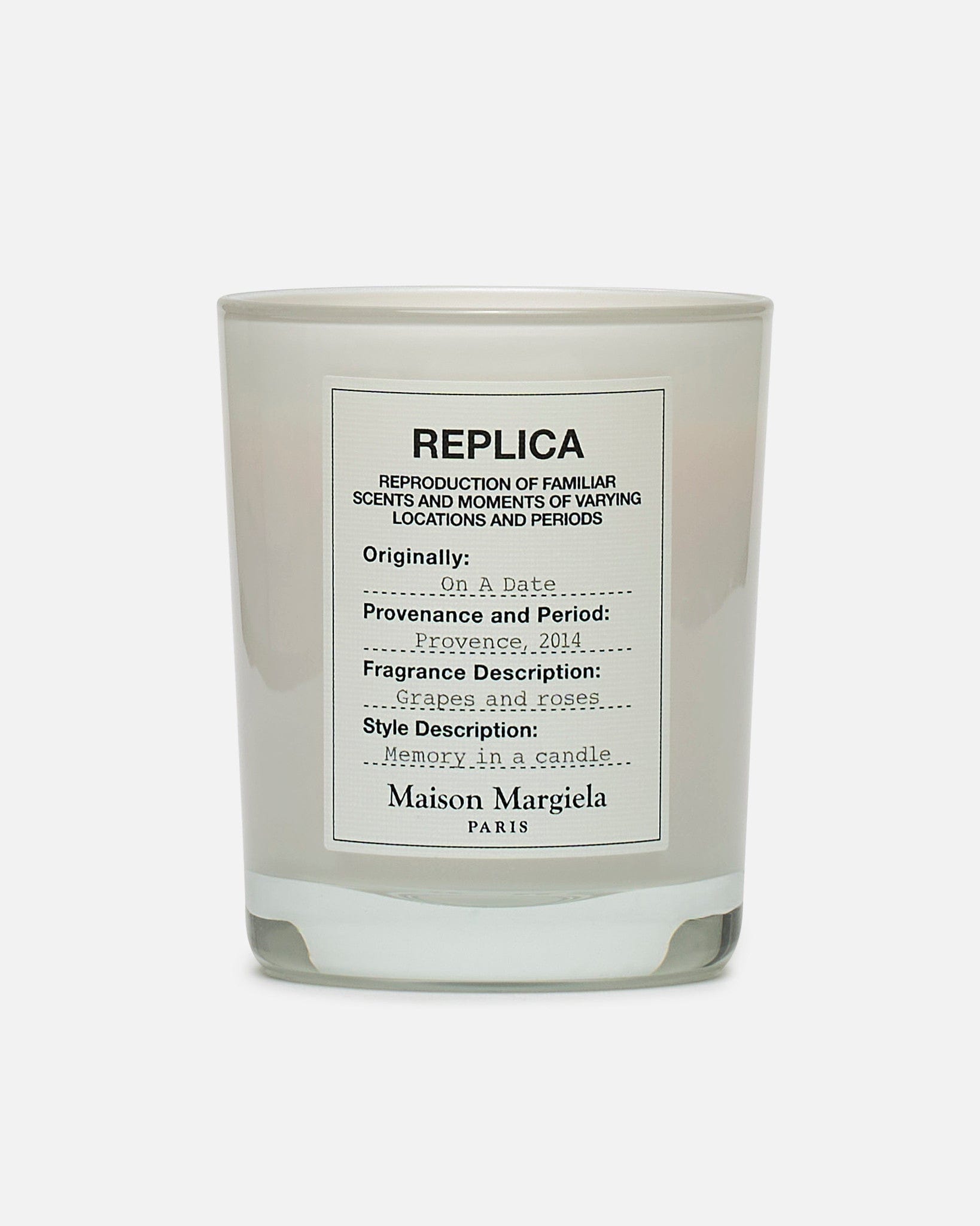 Replica On A Date Candle Maison margiela – Гарантія оригінальності – боковий вид
