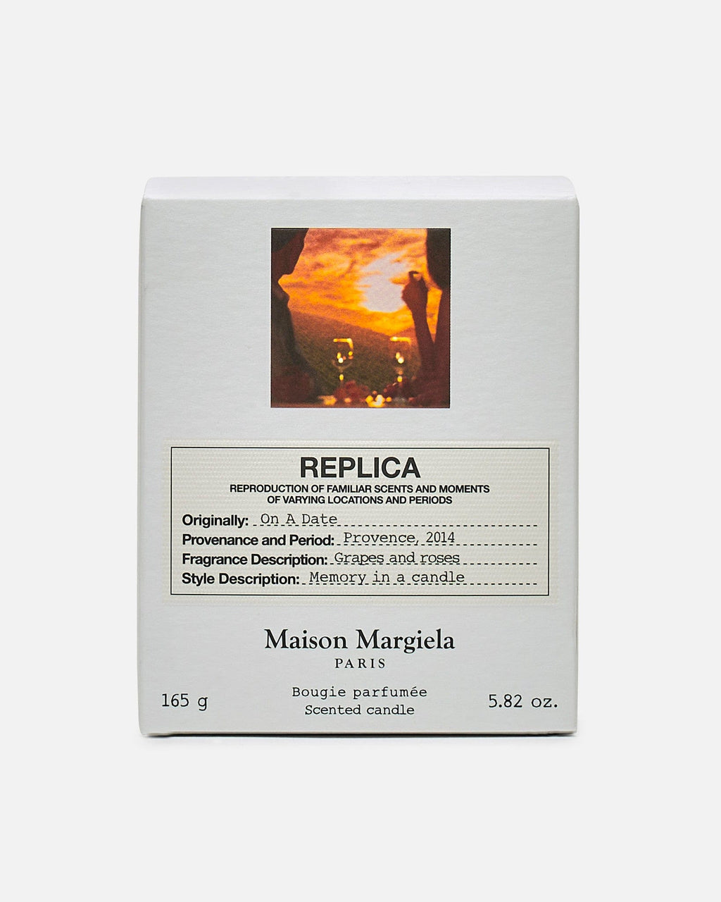 Replica On A Date Candle Maison margiela – Гарантія оригінальності – вид ззаду