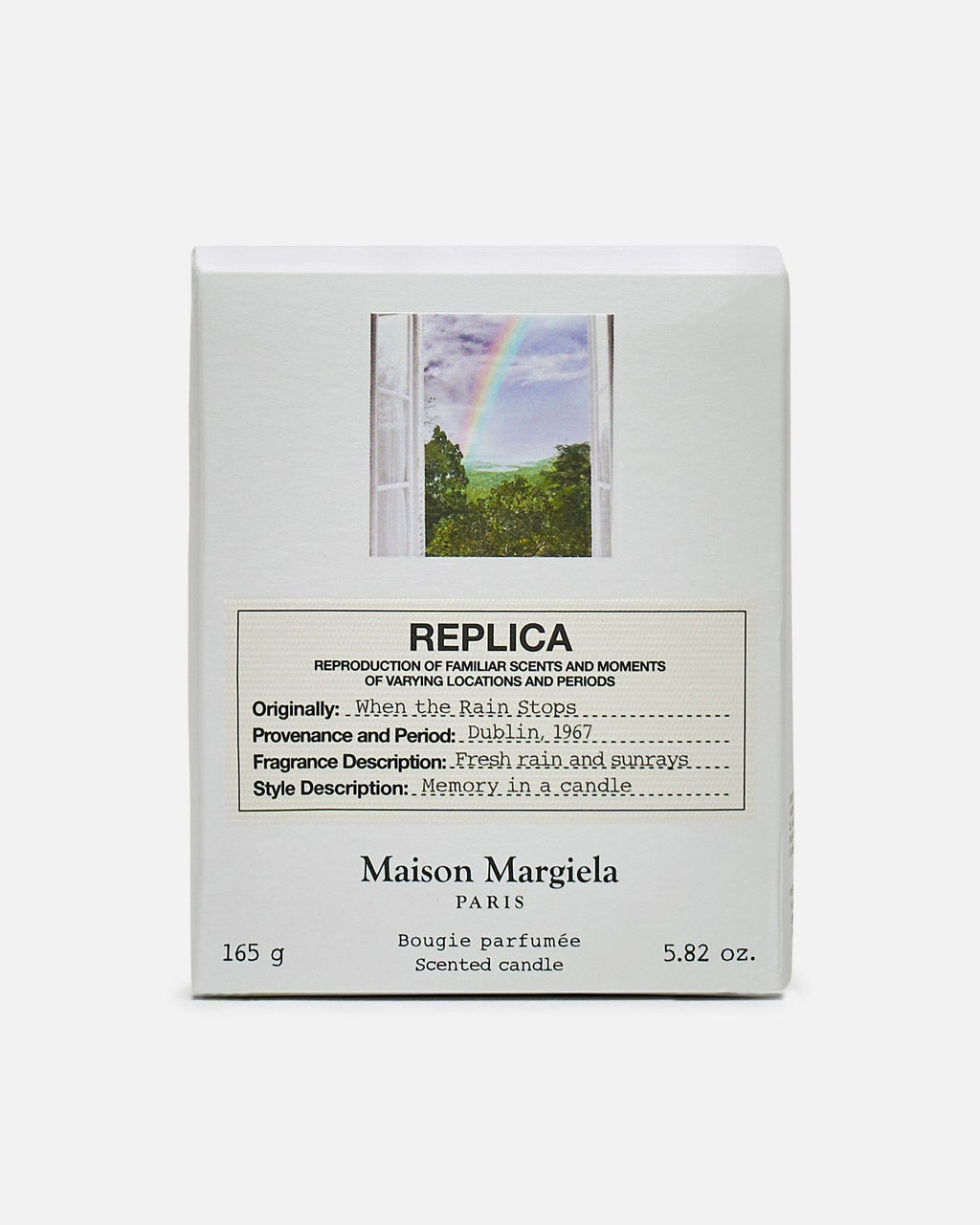 Replica When The Rain Stops Candle Maison margiela оригінал – Купити в Україні – вид ззаду
