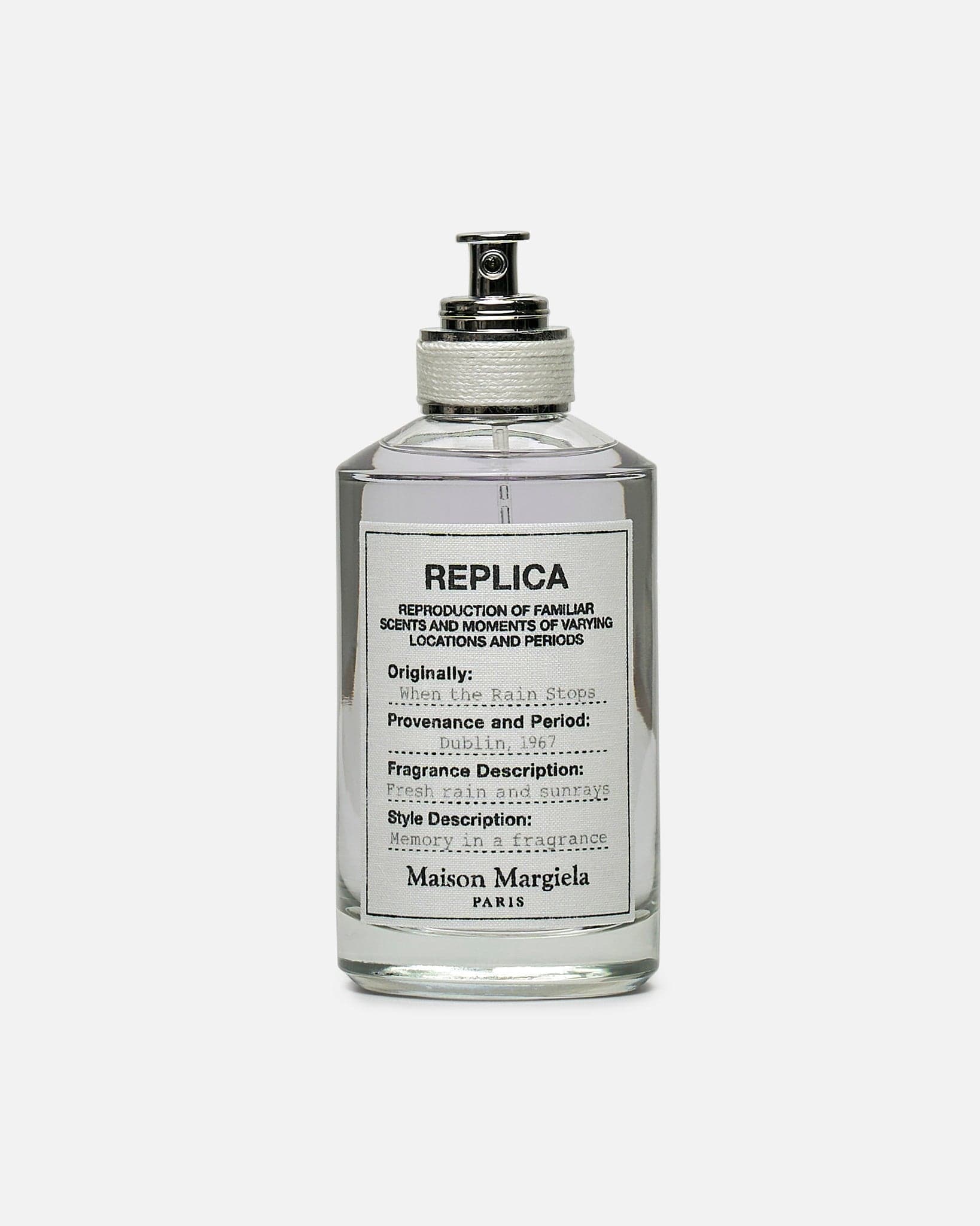 Replica When The Rains Stops Fragrance Maison margiela оригінал – Купити в Україні – боковий вид