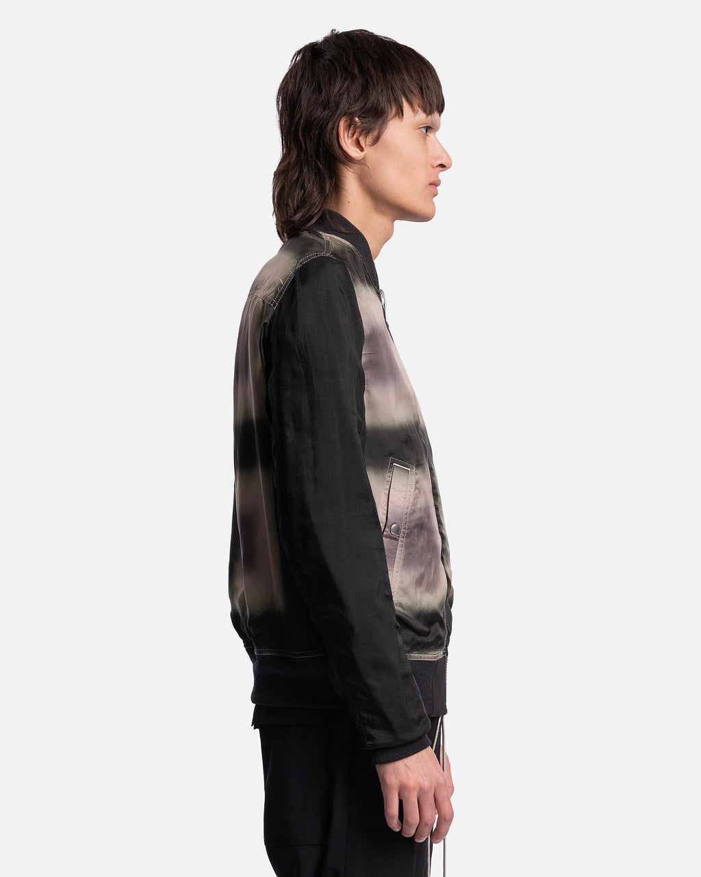 Reversible Flight Bomber In Black Rick owens – Гарантія оригінальності – детальний вид