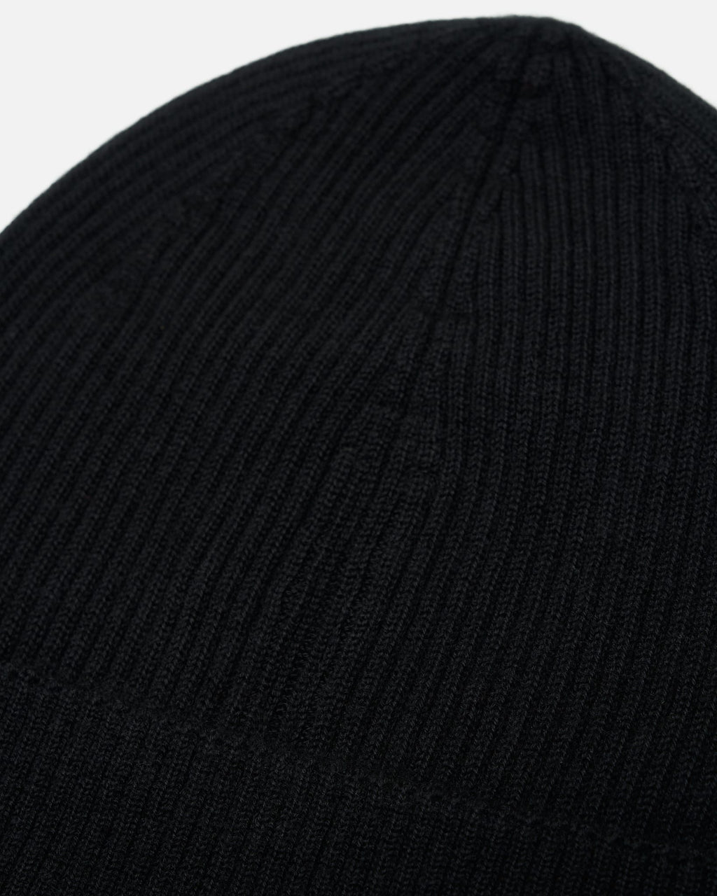 Ribbed Beanie In Black Rick owens – Гарантія оригінальності – вид ззаду