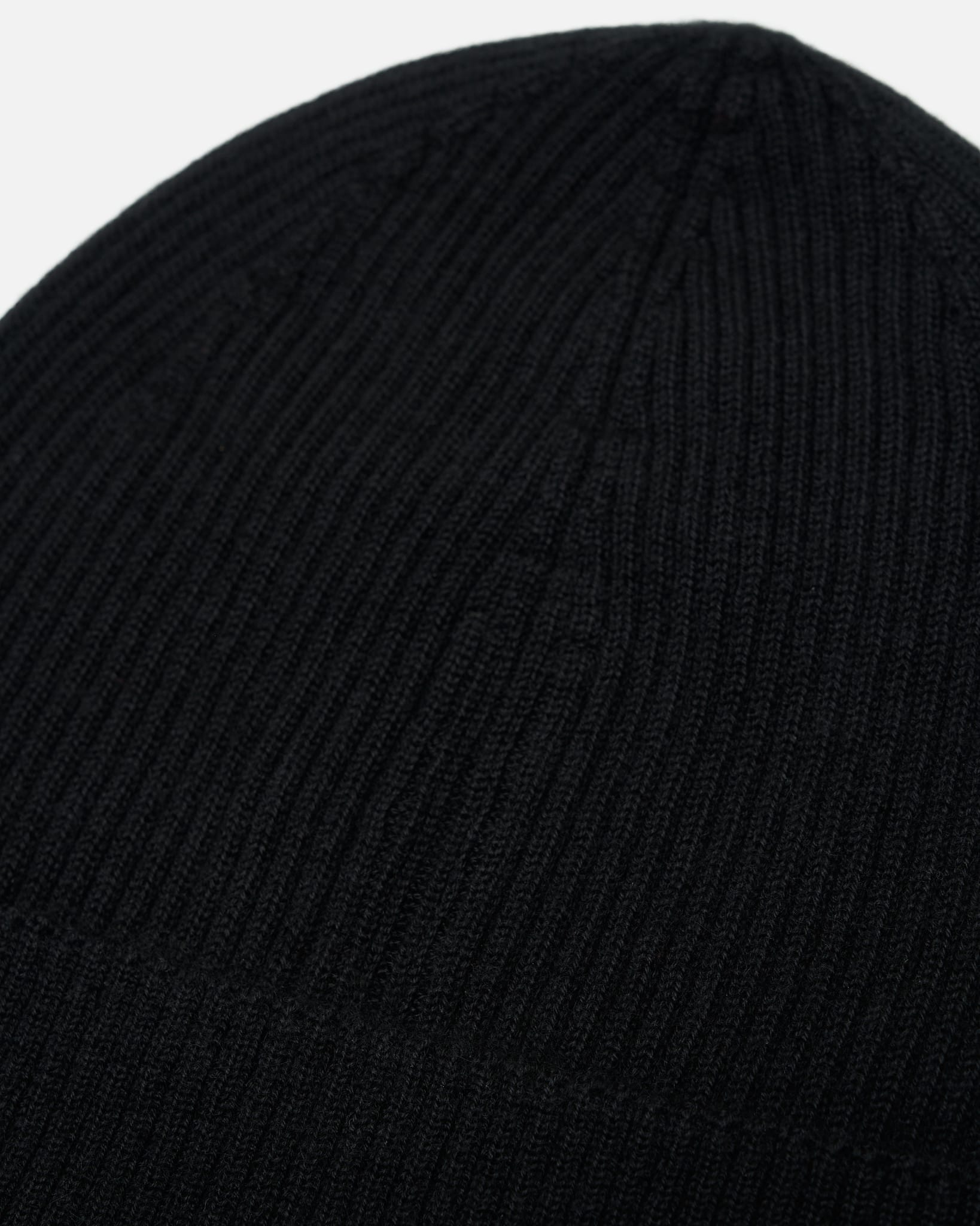 Ribbed Beanie In Black Rick owens – Гарантія оригінальності – вид ззаду