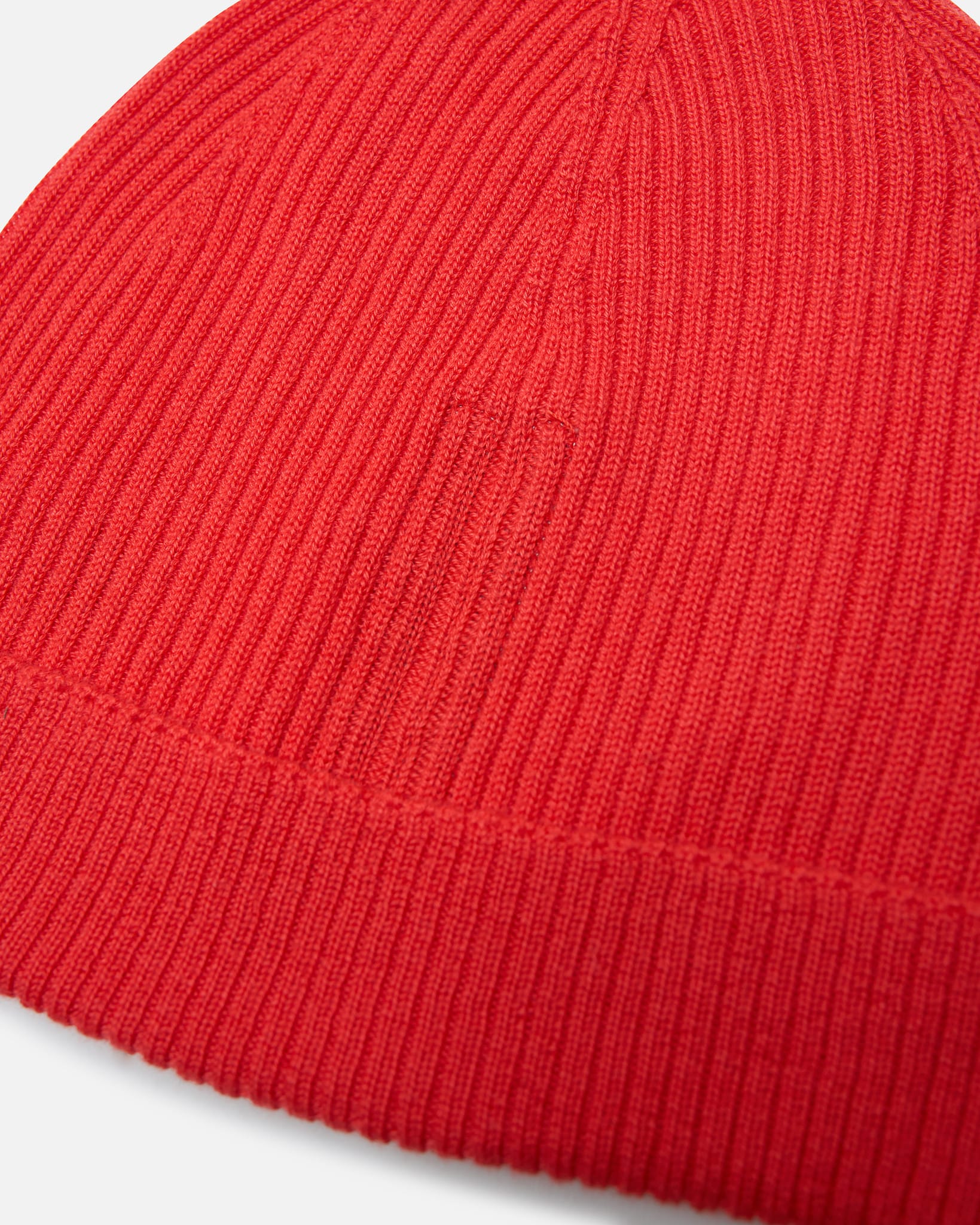 Ribbed Beanie In Coral Rick owens – Гарантія оригінальності – вид ззаду