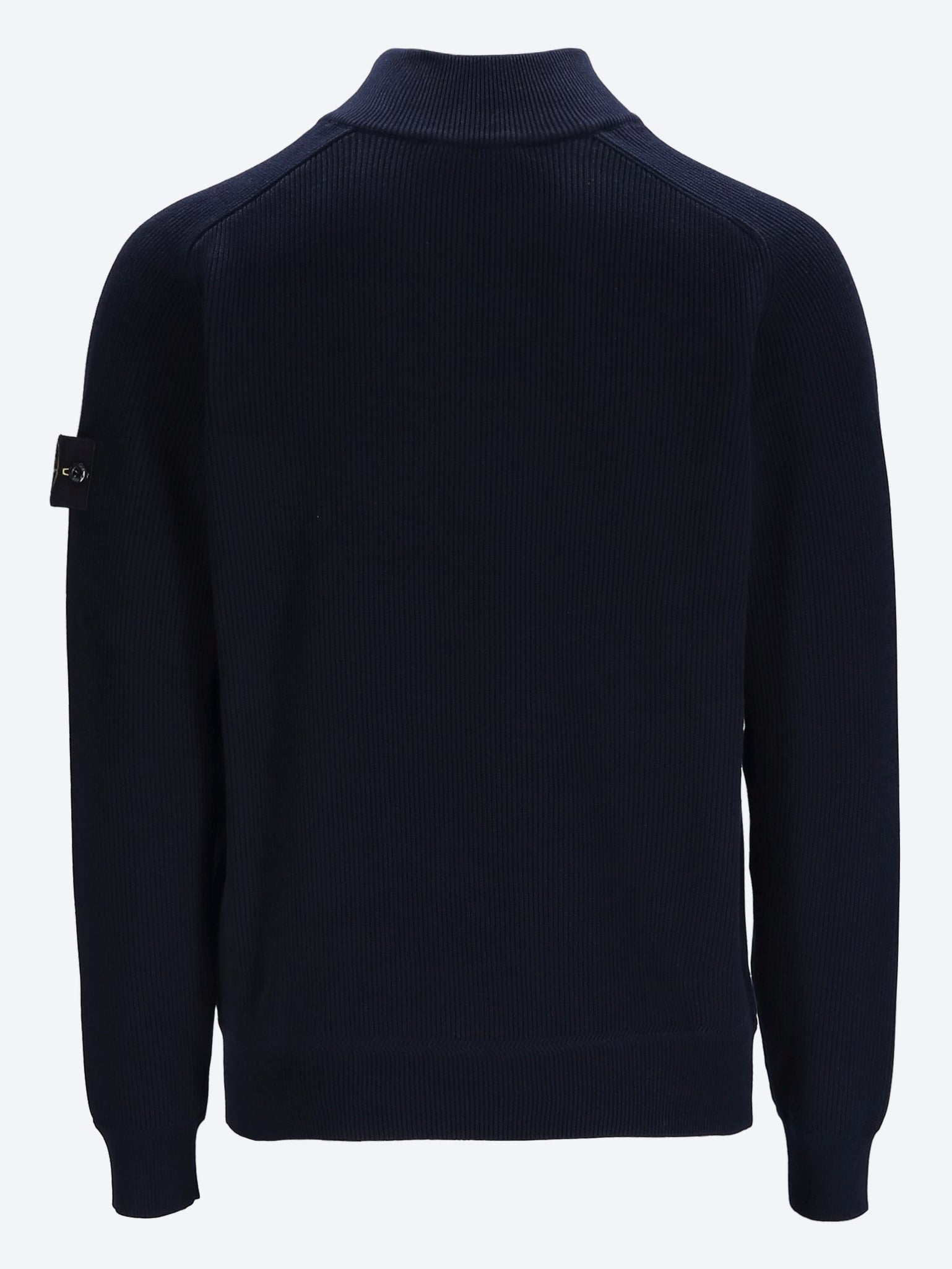 Оригінальна Ribbed Soft Organic Cotton Long Sleeve Polo Stone island – детальний вид