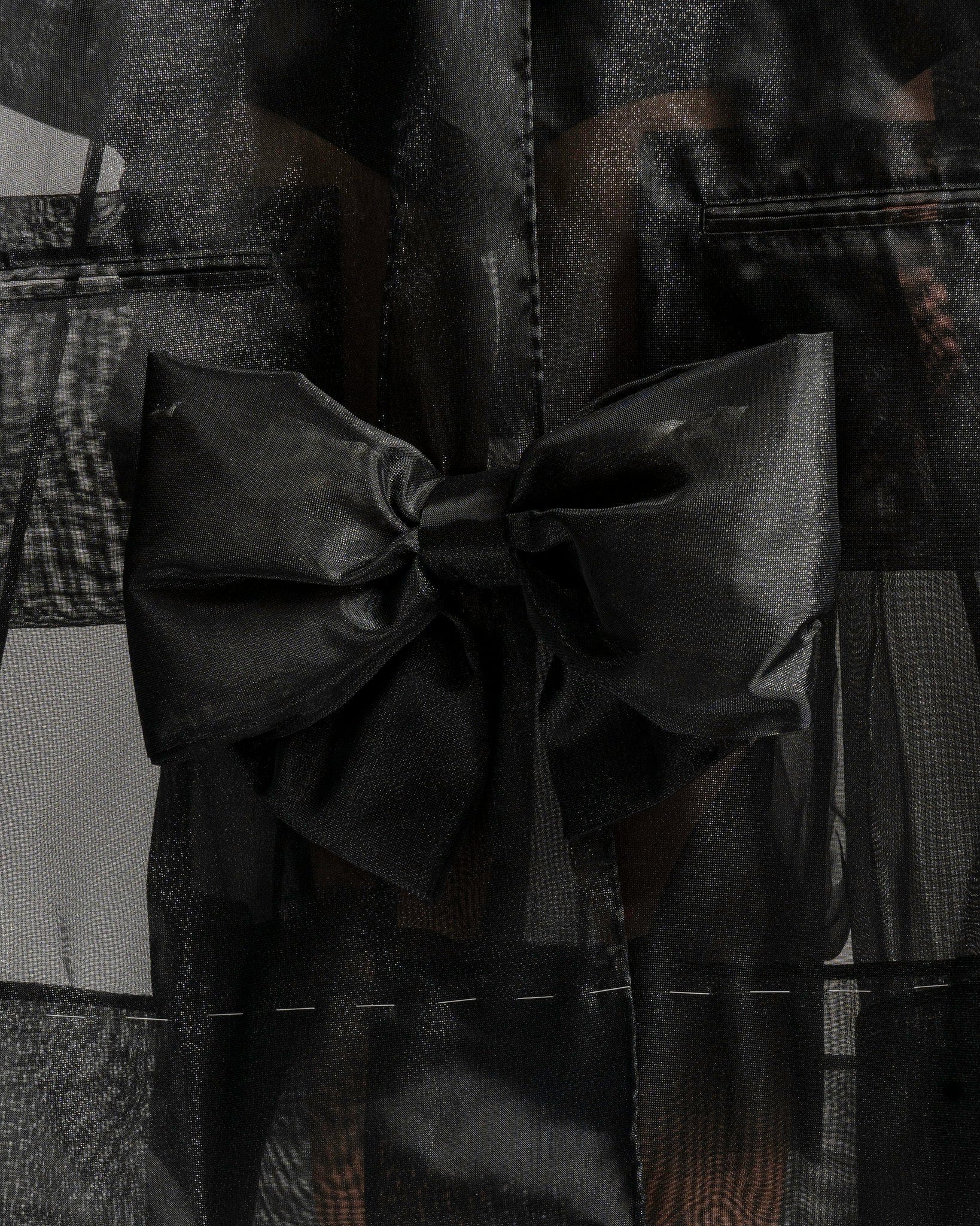 Ribbon Detail Sports Jacket In Black Maison margiela – Гарантія оригінальності – збільшений вид