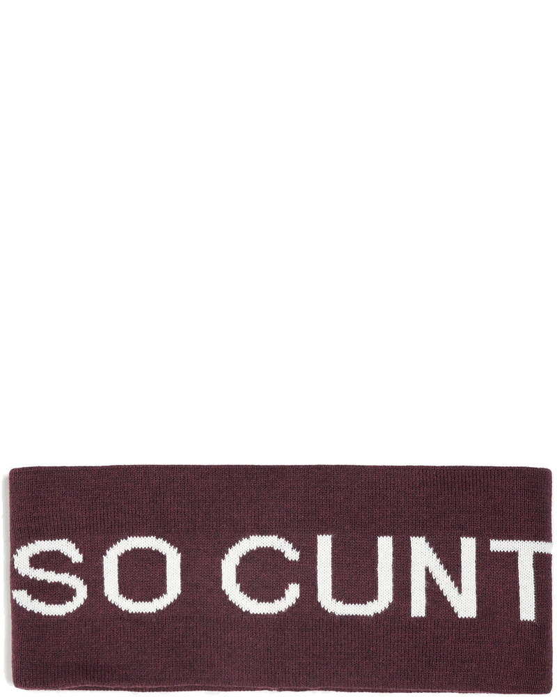 Оригінальна So Cunt Headband In Mauve Rick owens