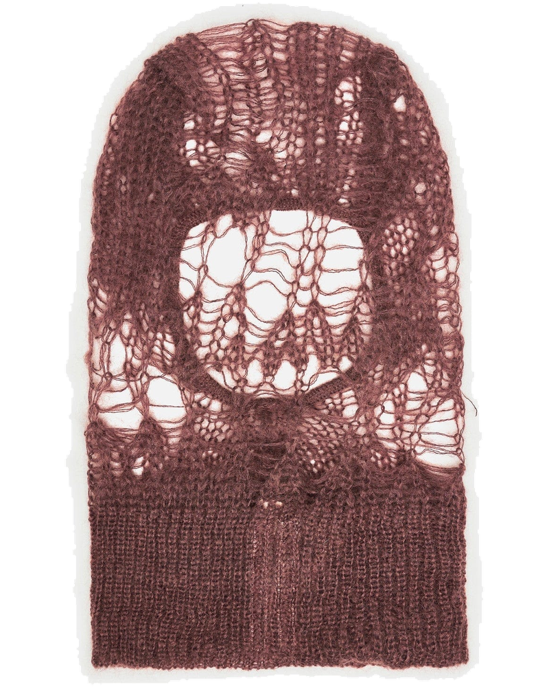 Knit Balaclava In Henna Rick owens оригінал – Купити в Україні