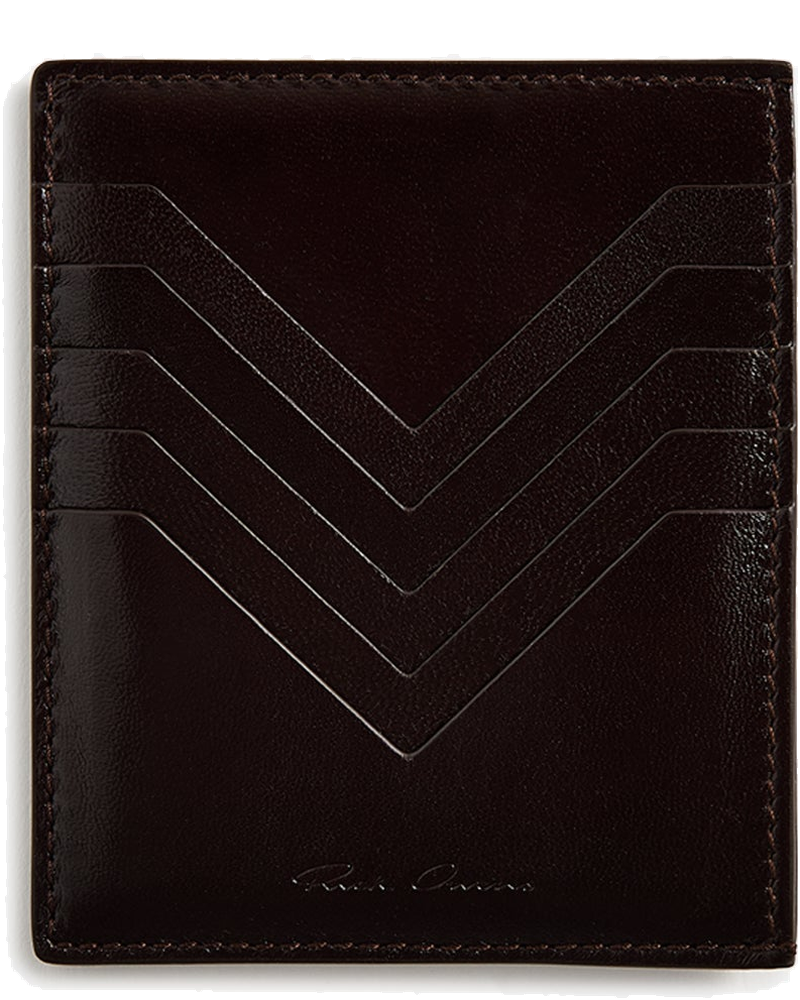 Square CC Holder Mahogany Rick owens – Гарантія оригінальності