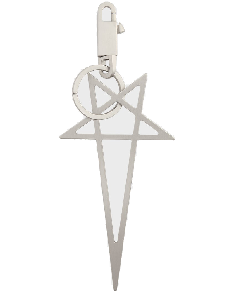 Big Pentagram Keychain Palladium Rick owens оригінал – Купити в Україні