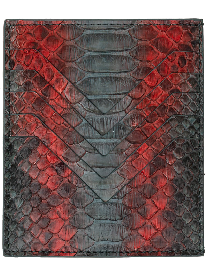 Оригінальна Python Square Credit Card Holder In Teal Rick owens
