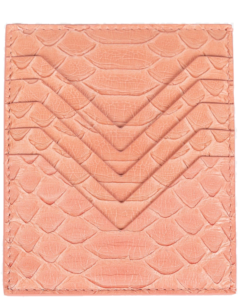 Python Square Credit Card Holder In Dirty Pink Rick owens – Гарантія оригінальності
