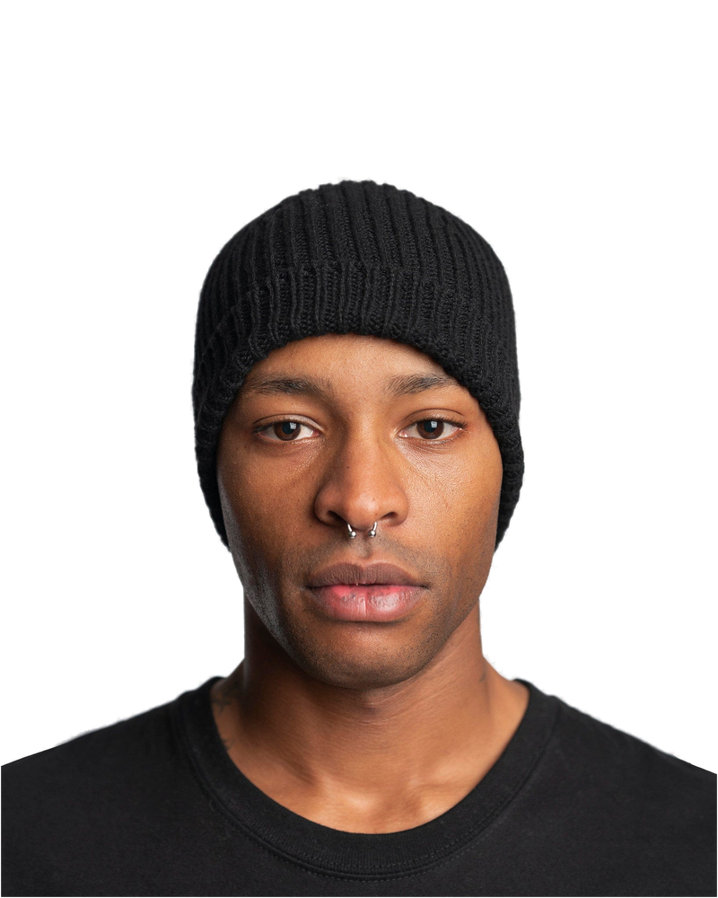 Ribbed Beanie In Black Rick owens – Гарантія оригінальності