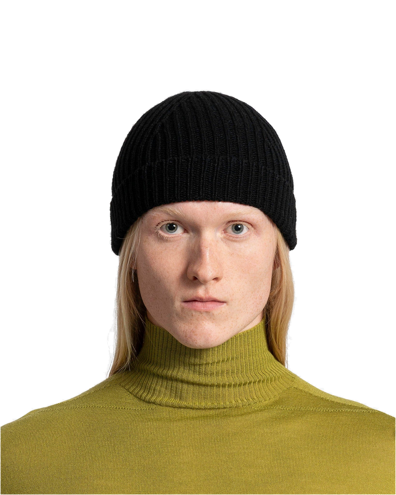 Ribbed Beanie In Black Rick owens – Гарантія оригінальності