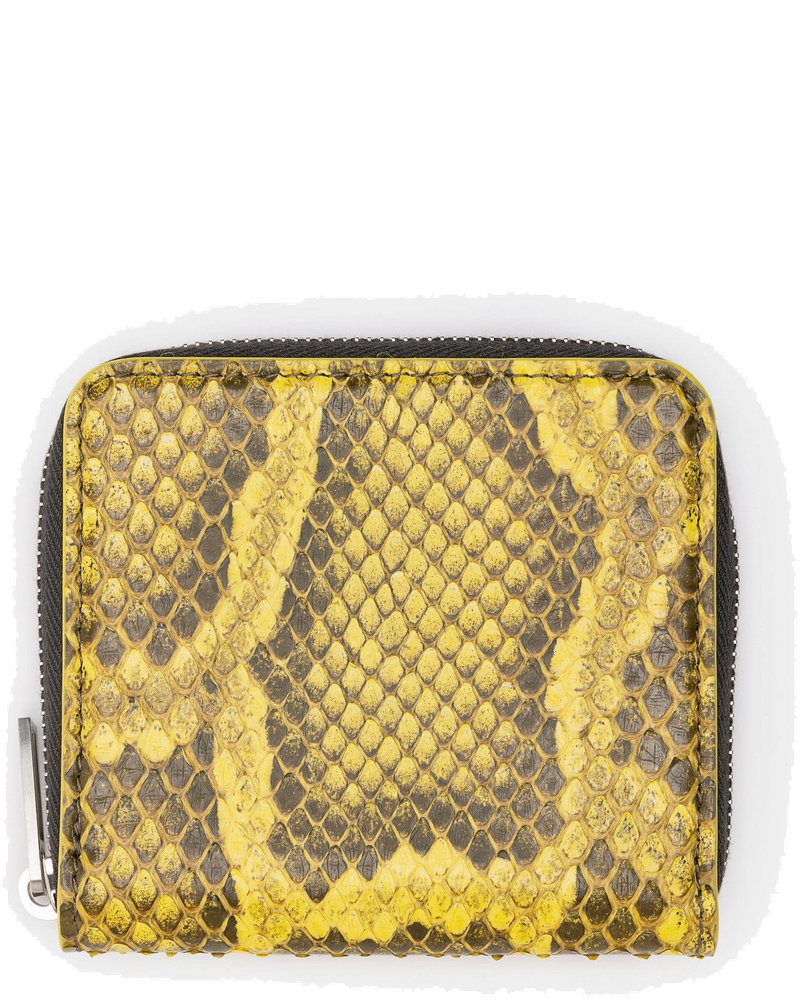 Python Zipped Wallet In Lemon Rick owens – Гарантія оригінальності