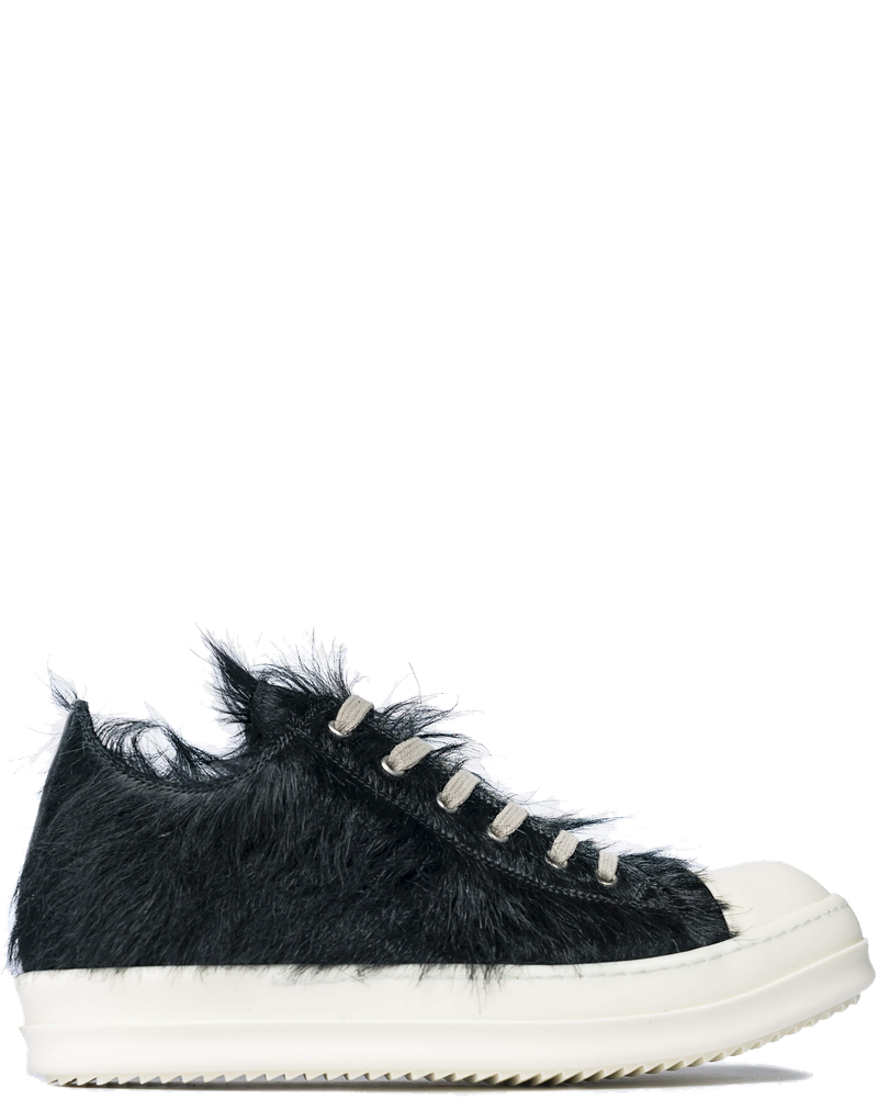 Calf Hair Low Ramones In Black Rick owens оригінал – Купити в Україні