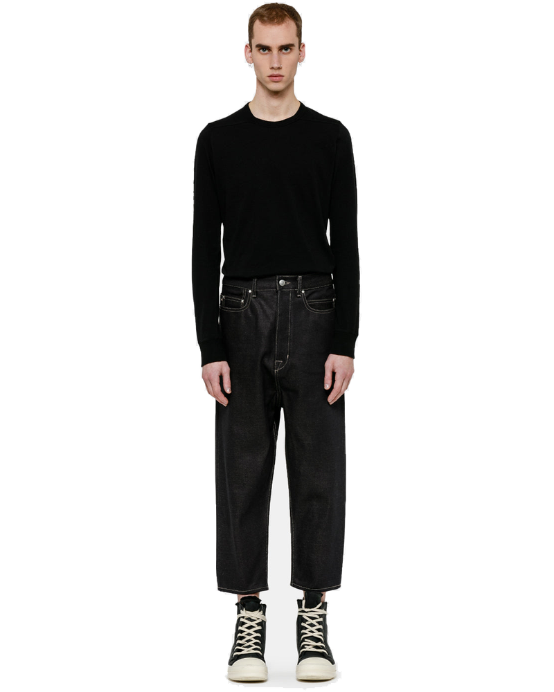Black Collapse Jeans Rick owens – Гарантія оригінальності