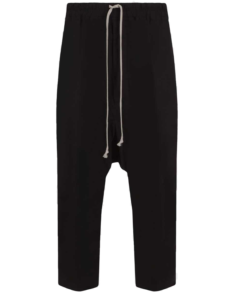 Black Drawstring Cropped Pants Rick owens оригінал – Купити в Україні