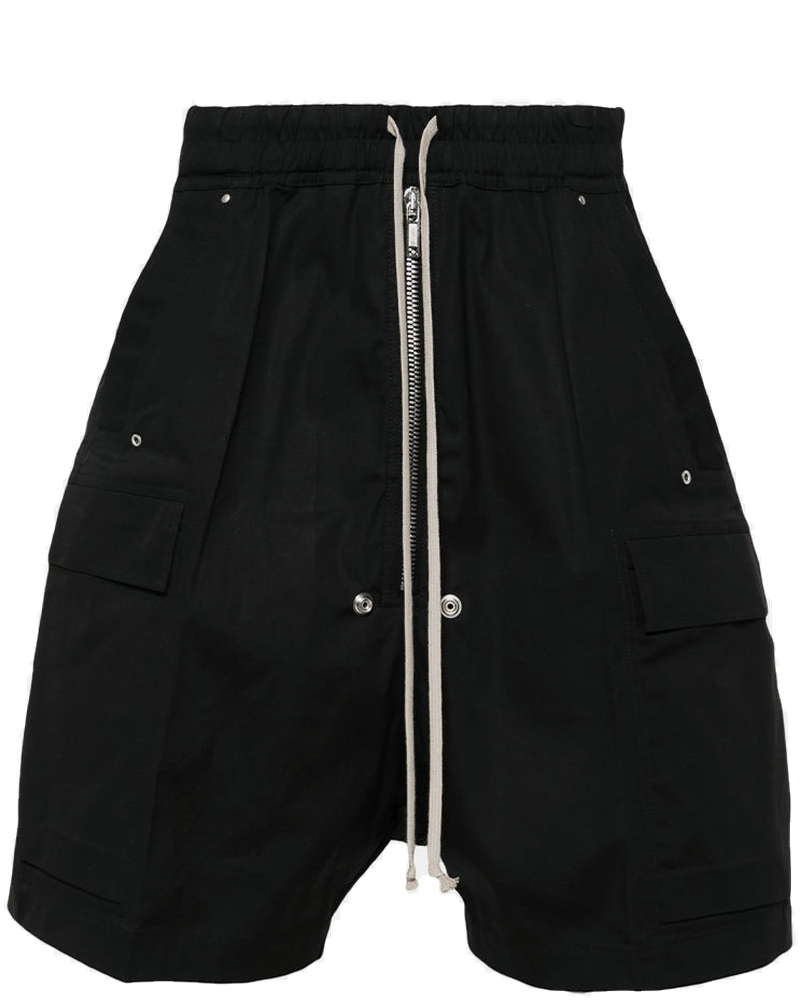 Оригінальна Black Drop-Crotch Bermuda Shorts Rick owens