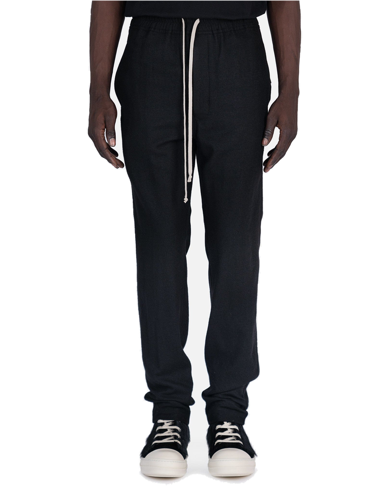 Drawstring Slim Long In Black Rick owens – Гарантія оригінальності