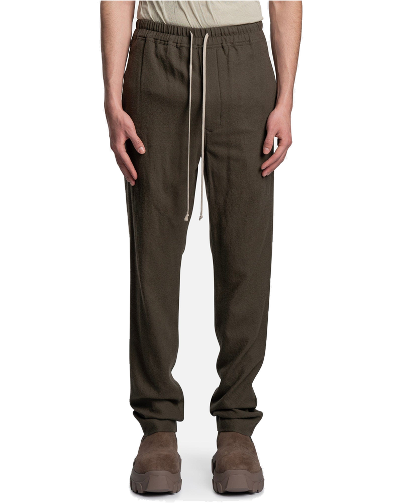 Drawstring Slim Long In Green Rick owens оригінал – Купити в Україні