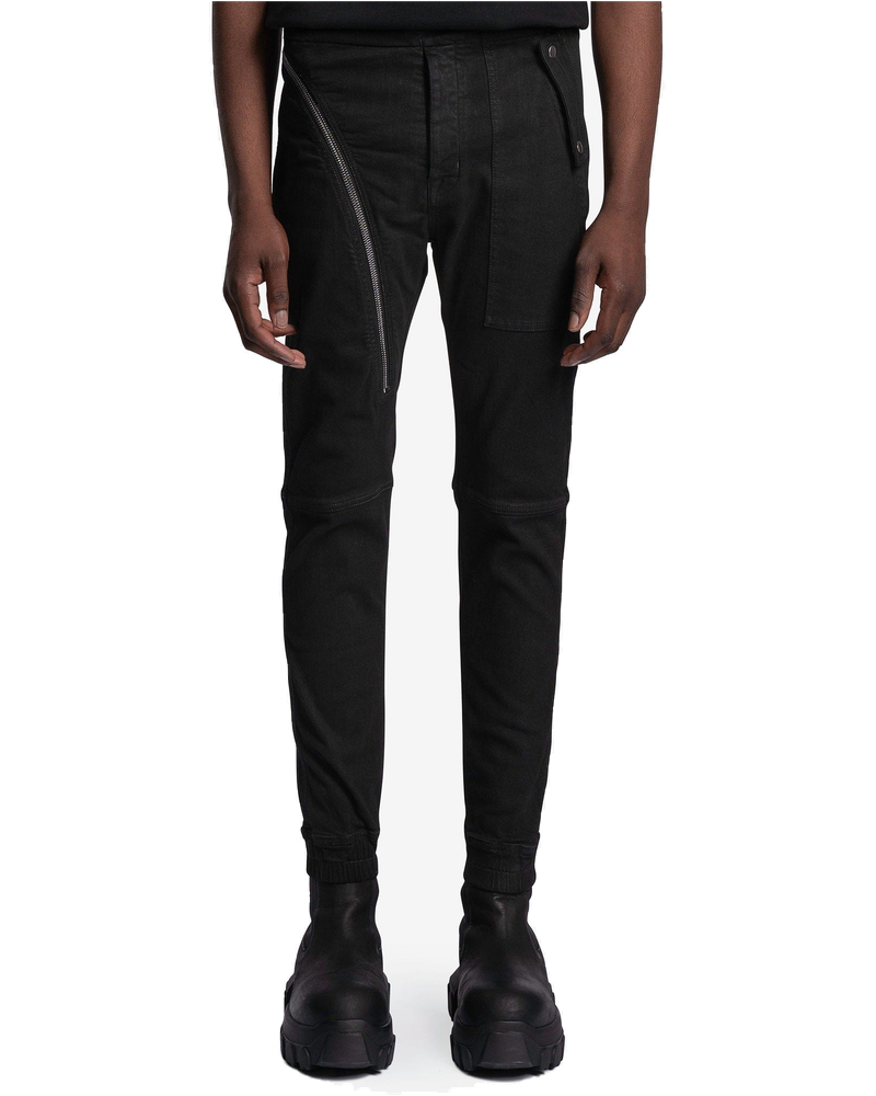 Denim Aircut Joggers In Black Rick owens – Гарантія оригінальності