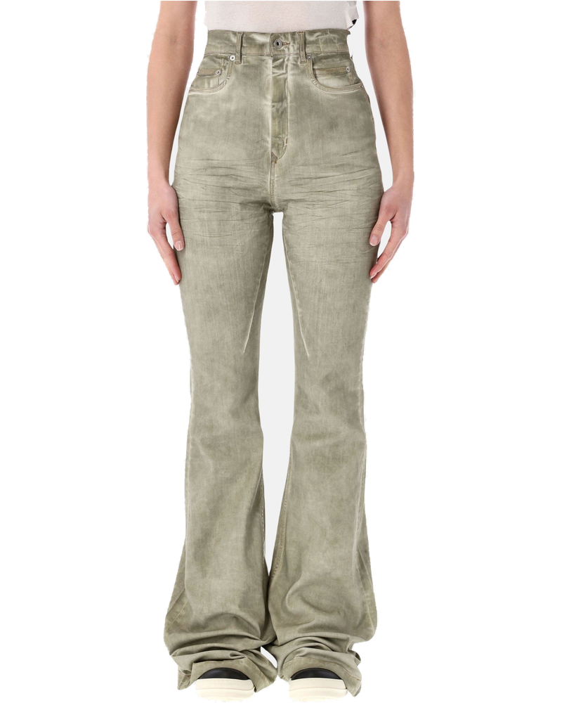 Bolan Bootcut Sand Waxed Jeans Rick owens – Гарантія оригінальності