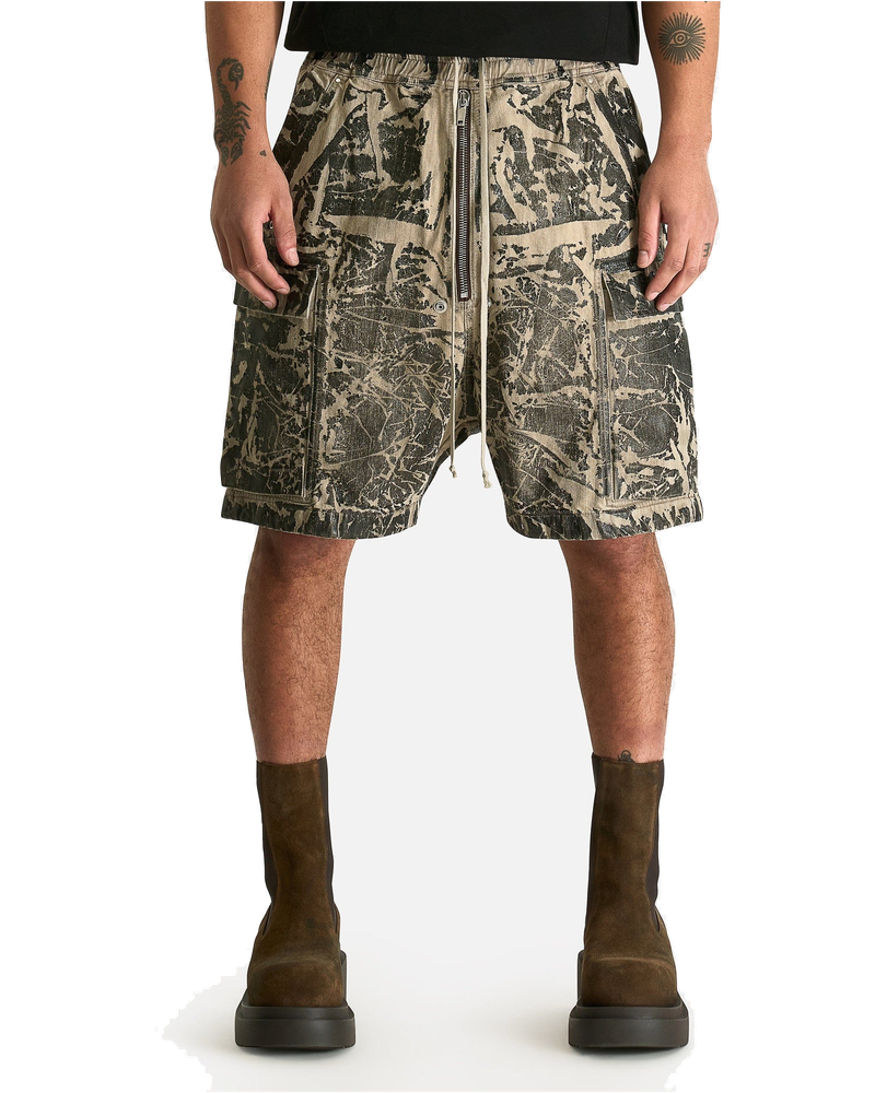 Cargobela Shorts In Black Washed Foil Rick owens оригінал – Купити в Україні
