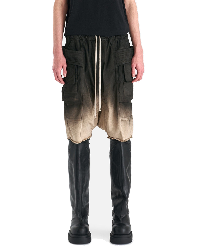 Denim Creatch Cargo Pods Short In Black Pearl Degrade Rick owens – Гарантія оригінальності