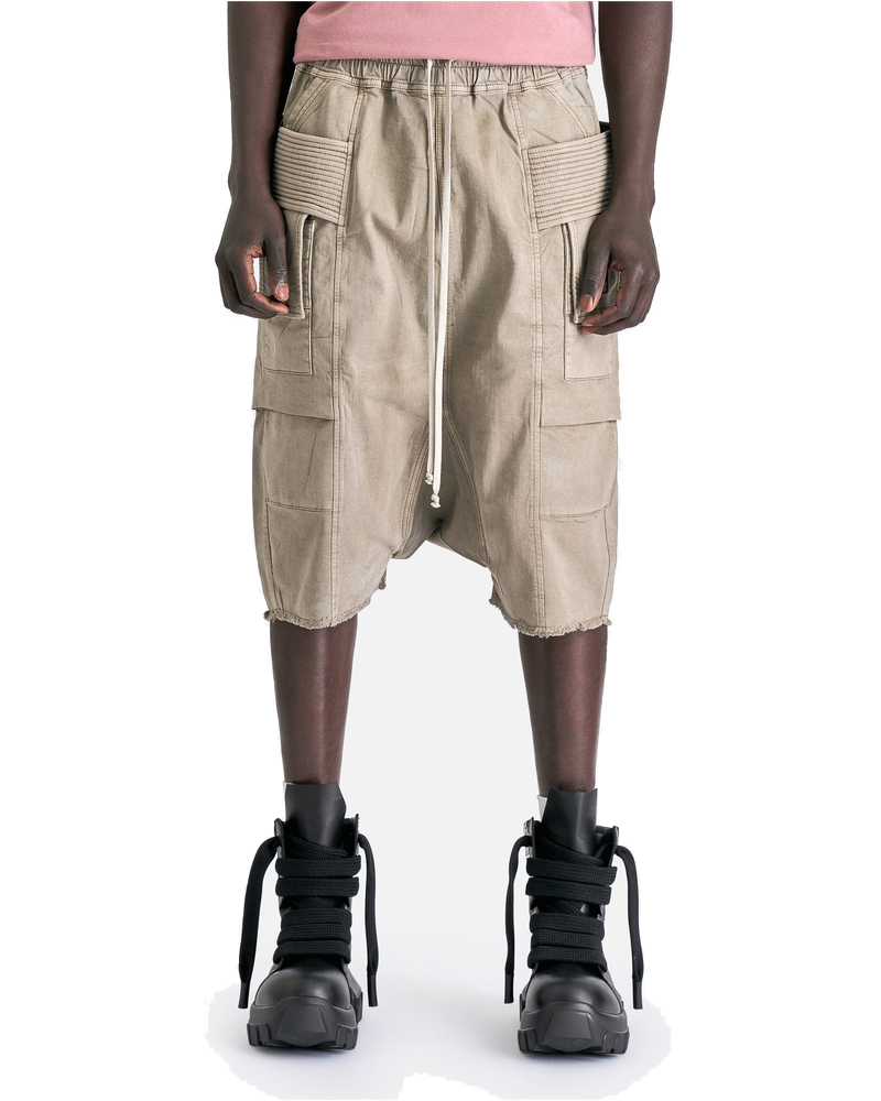 Creatch Cargo Pods Denim Shorts In Pearl Rick owens оригінал – Купити в Україні