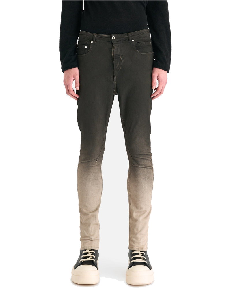 Detroit Cut Denim In Black Pearl Degrade Rick owens – Гарантія оригінальності