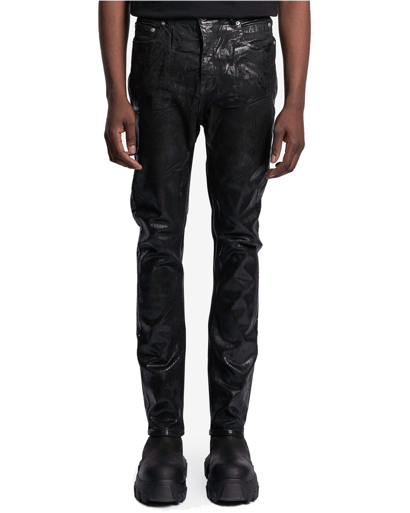 Foil Detroit Cut Denim In Black Rick owens оригінал – Купити в Україні