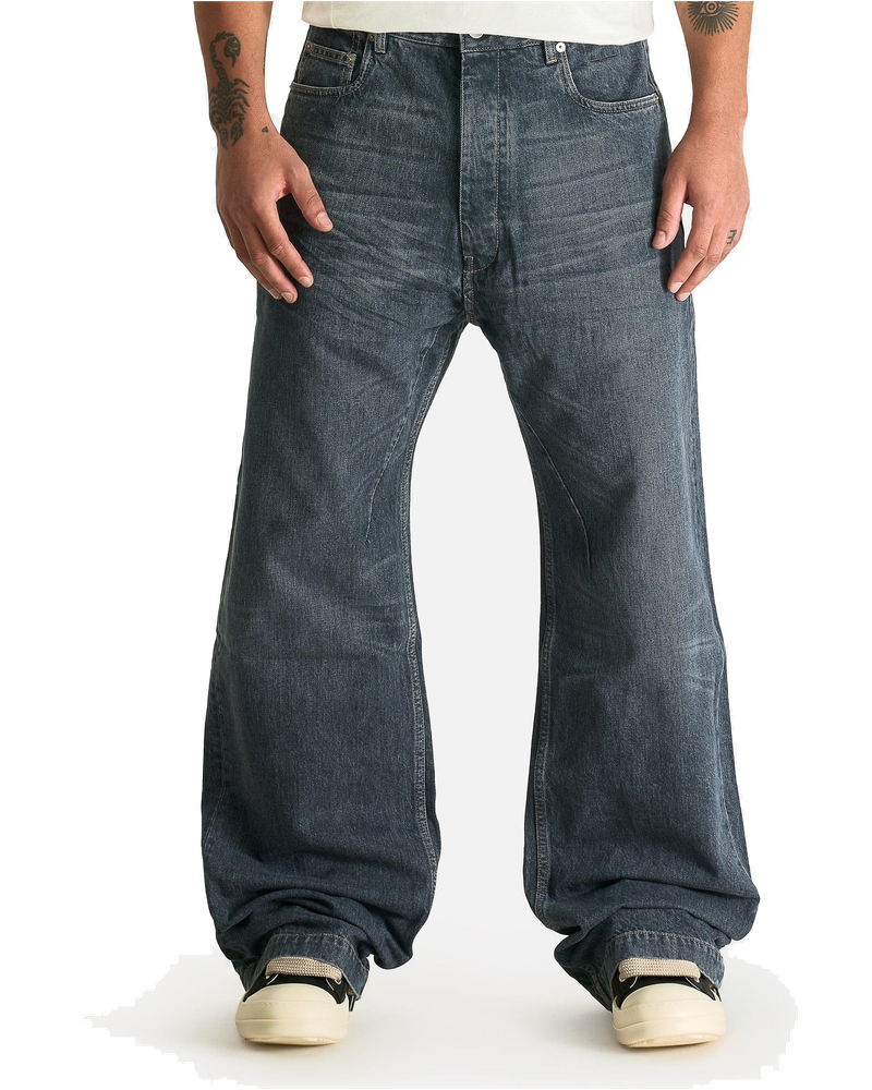 Geth Jeans In Washed Grey Rick owens – Гарантія оригінальності