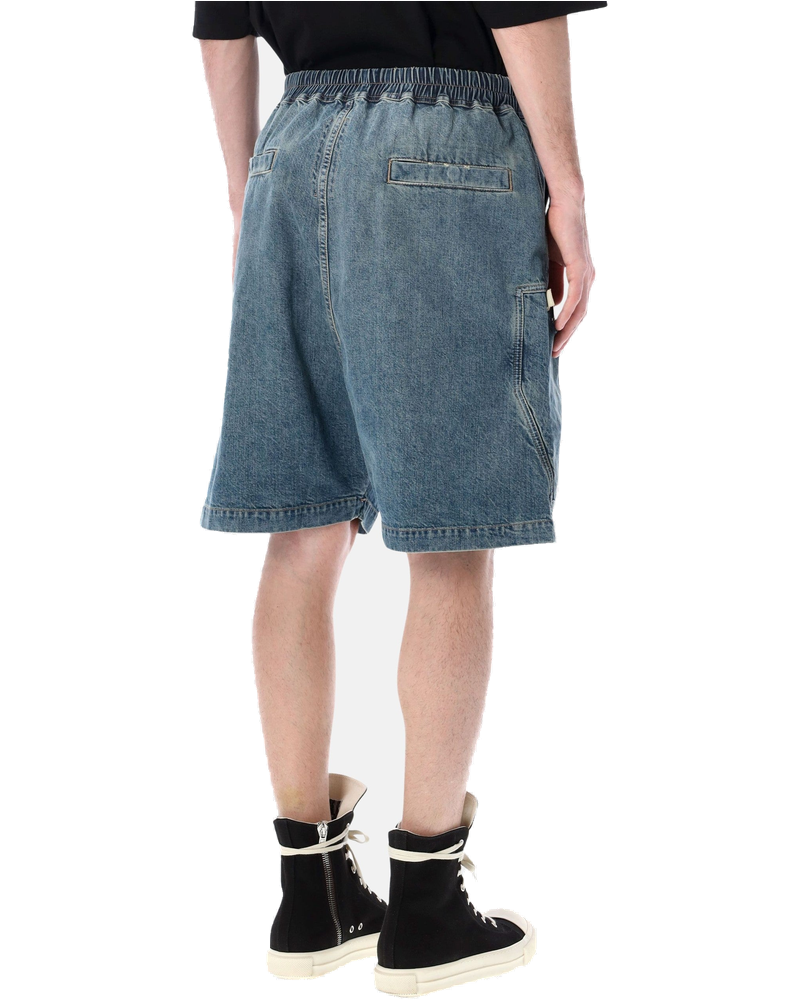 Indigo Denim Bauhaus Pods Cargo Shorts Rick owens – Гарантія оригінальності
