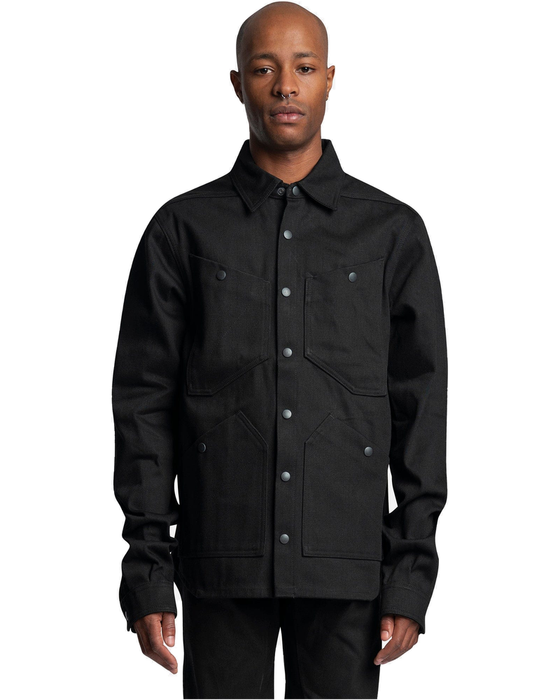 Japanese Denim Outershirt In Black Rick owens – Гарантія оригінальності
