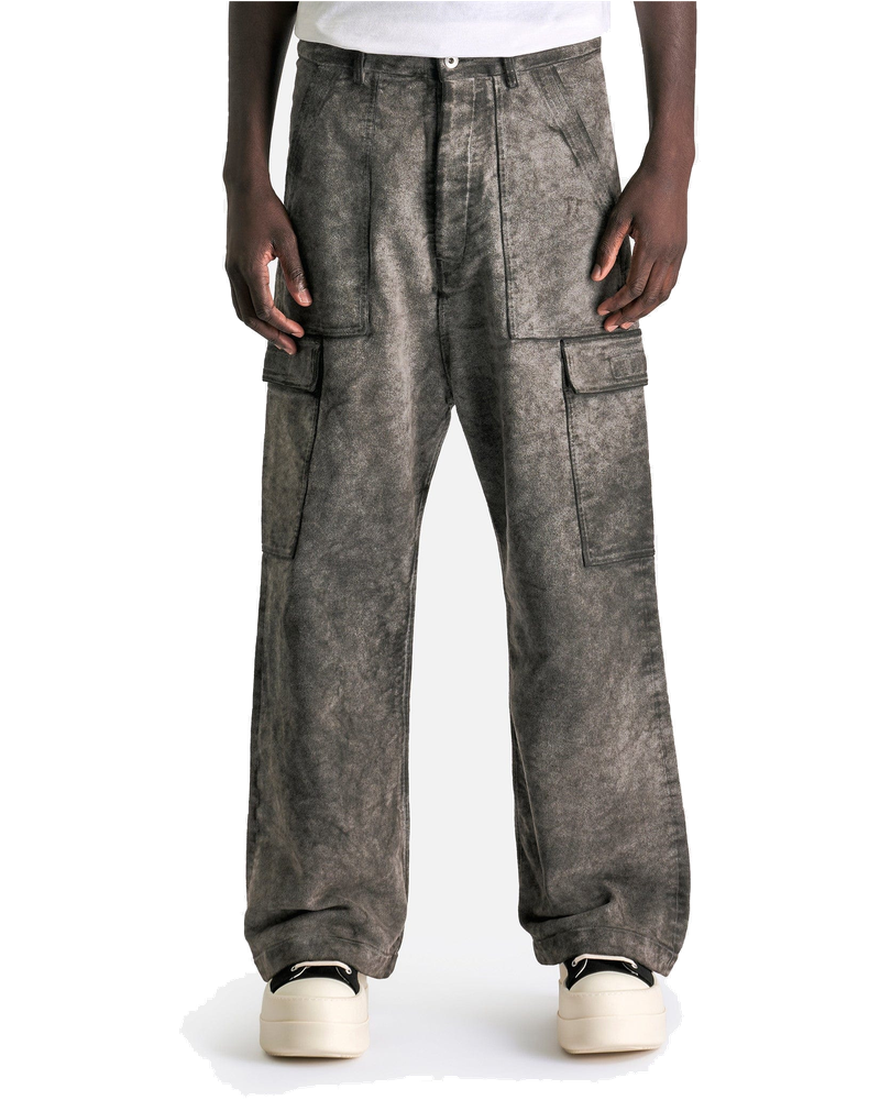 Moleskin Cargo Trousers In Dust Rick owens оригінал – Купити в Україні