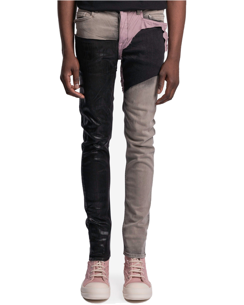 Denim Tyrone Cut Pants In Black Rick owens – Гарантія оригінальності