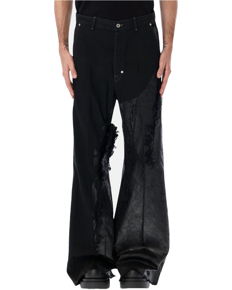 Joris Black Pants With Distressed Details Rick owens – Гарантія оригінальності