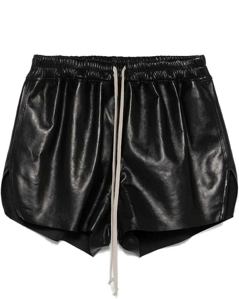 Black Leather Boxers Shorts Rick owens – Гарантія оригінальності