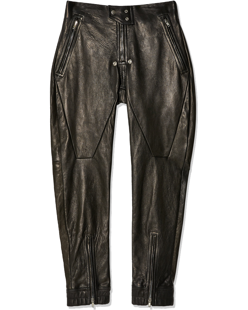 Mens Luxor Leather Tapered Trousers Rick owens – Гарантія оригінальності