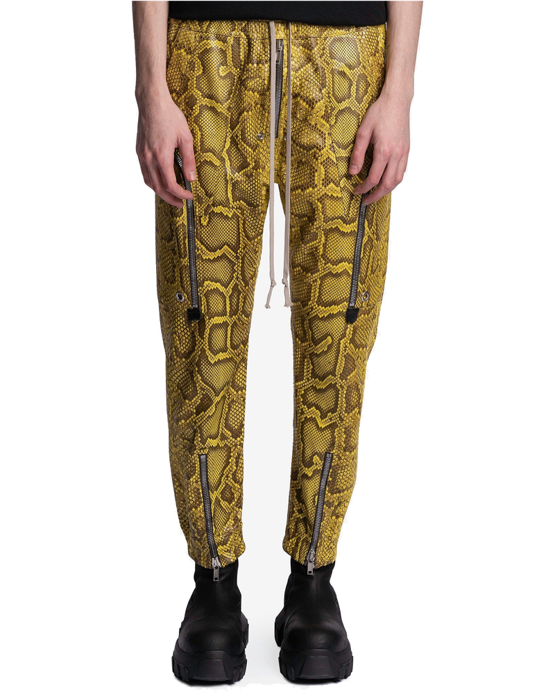 Python Bauhaus Cargo Pants In Lemon Rick owens оригінал – Купити в Україні