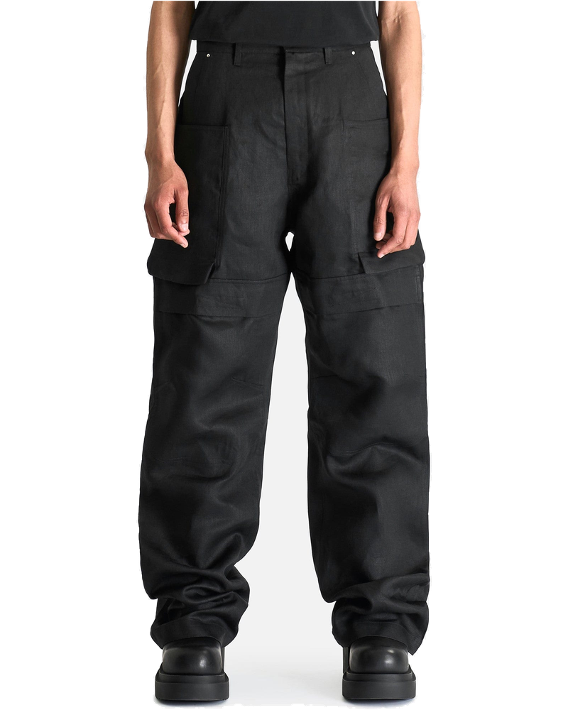 Stefan Cargo Pants In Black Rick owens – Гарантія оригінальності