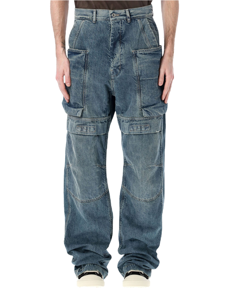Оригінальна Stefan Cargo Jeans Indigo Distressed Edition Rick owens