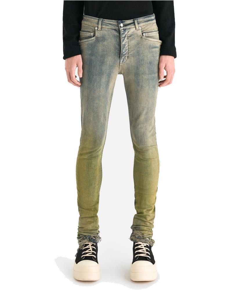 Оригінальна Tyrone Cut Denim In Pearl Rick owens