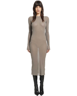 Оригінальна Temple Rib Long Sleeves Dress Rick owens